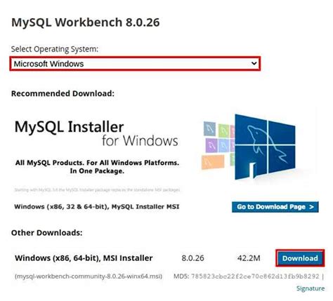 Выбор и установка Mysql workbench