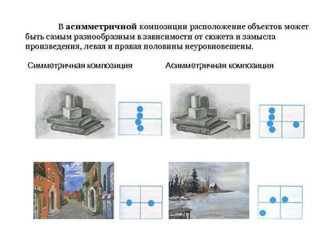 Выбор композиции и расположение объектов