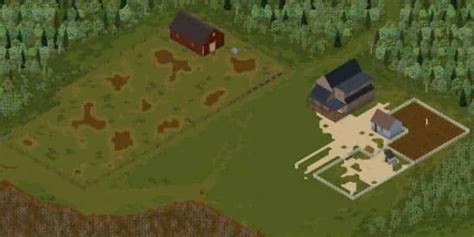 Выбор места для постройки костра в Project Zomboid Build 41