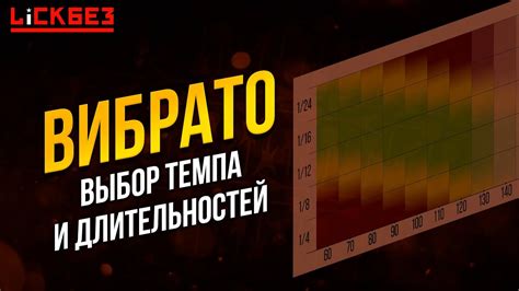 Выбор нужного темпа