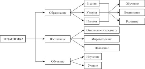 Выбор основных категорий