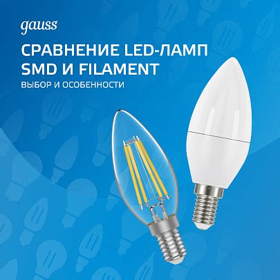 Выбор подходящих LED ламп