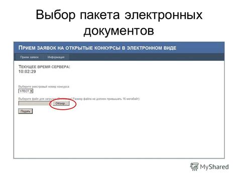 Выбор правильного пакета документов