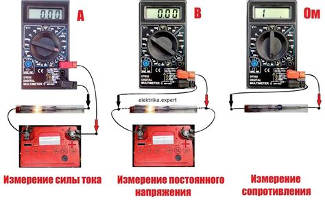 Выбор правильного режима и функции мультиметра