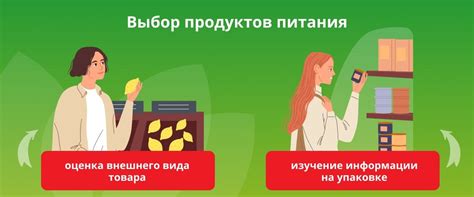 Выбор продуктов и жидкости