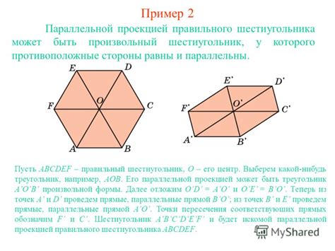 Выбор размеров шестиугольника