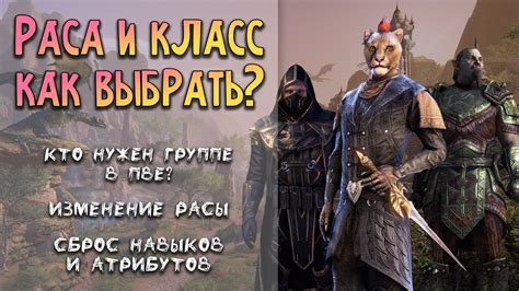 Выбор рассы и класса