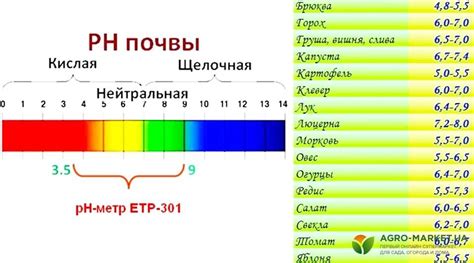 Выбор растений для изменения кислотности