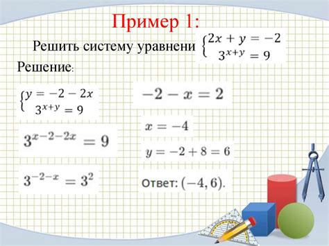 Выбор уравнений и неравенств