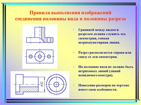 Выбор уровней разреза и границ разреза