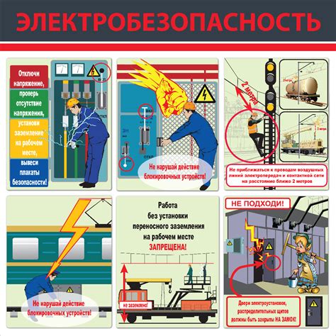 Выключение электрического питания и безопасность работ