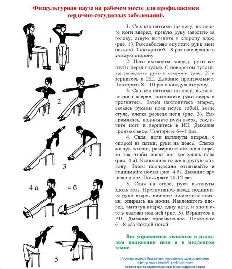 Выполнение специальных упражнений для активации ЦФР 2