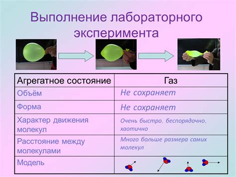 Выполнение эксперимента