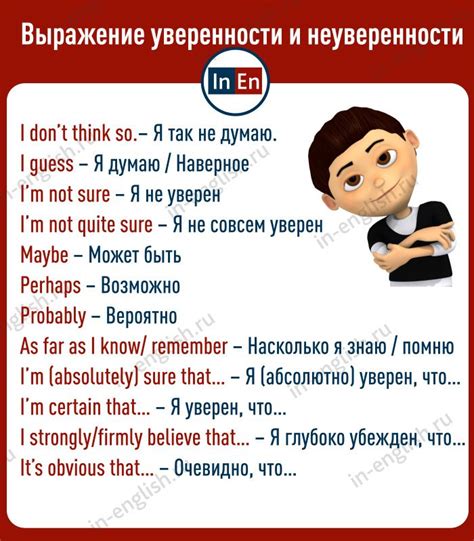 Выражение уверенности и власти