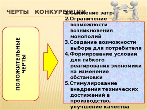 Вырождение конкуренции и ограничение выбора