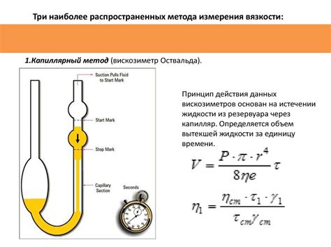 Вязкость и ее определение