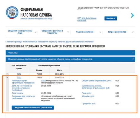 Где искать информацию о штрафах по налогам