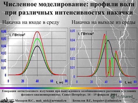 Генерация разрядов в различных условиях