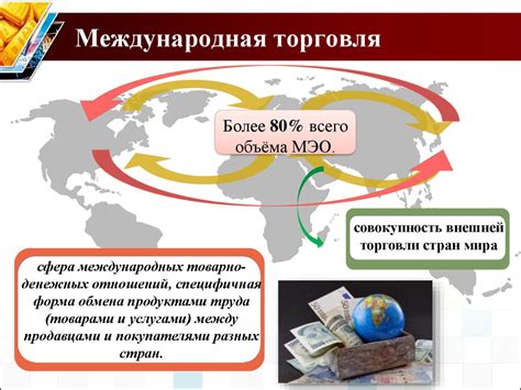 Глобальное расширение и международная торговля