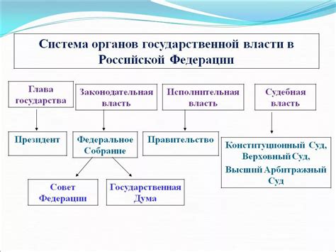 Государственная организация в Российской Федерации