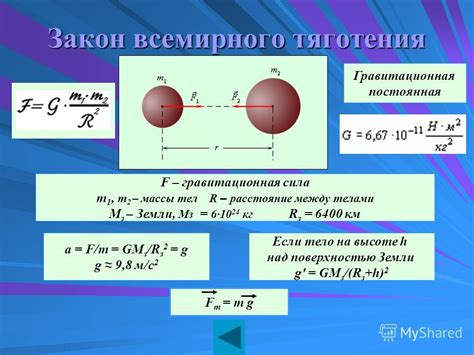 Гравитация и сила притяжения