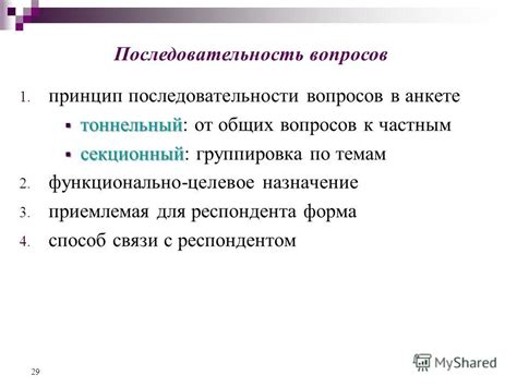 Группировка вопросов по темам