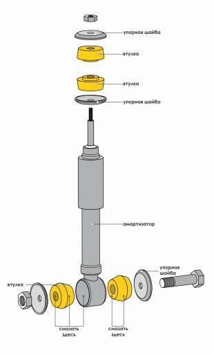 Демонтаж амортизатора