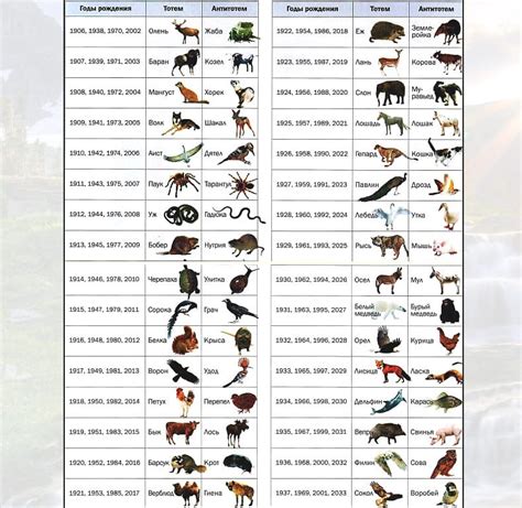 Детальный гид по определению тотемного животного по дате рождения
