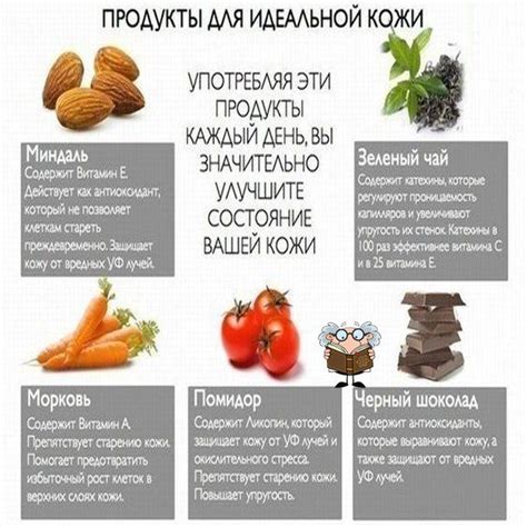 Диета для увлажнения сухой кожи: полезные рекомендации