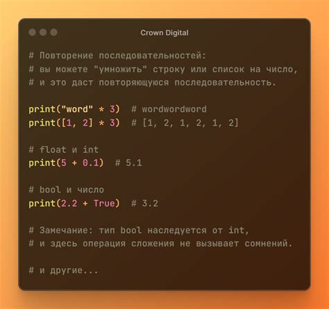 Динамическая типизация в Python