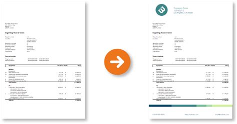 Добавление информации и логотипа