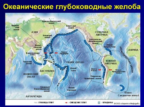 Добавление океанов и морей