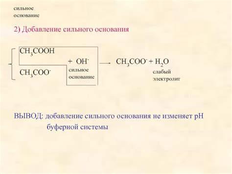 Добавление основания