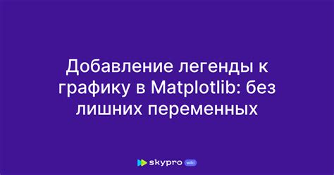 Добавление подписей и легенды к графику