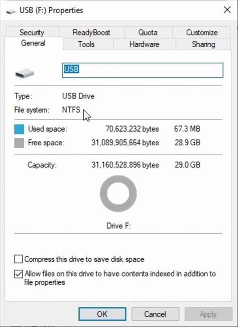 Добавление своего имени на USB накопитель в Windows