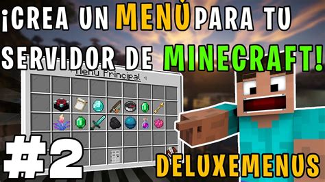 Добавление элементов меню в Minecraft Deluxemenus