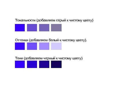 Добавляем тени и оттенки