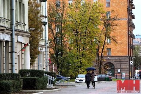 Дождь ожидается в Минске сегодня