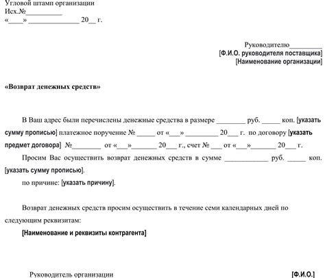 Документы и контакты для возврата денег