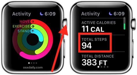 Дополнительные функции шагомера на Apple Watch