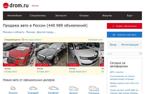 Дром Ру сегодня: ведущая интернет-платформа для автолюбителей