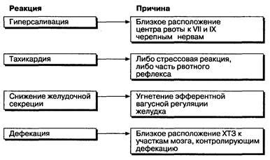 Другие факторы, способствующие возникновению тошноты и рвоты