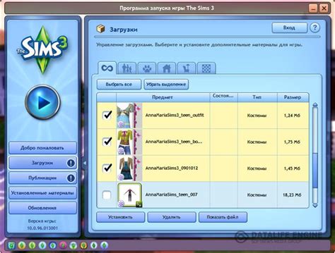 Завершите установку Sims 3 sims3pack и наслаждайтесь игрой