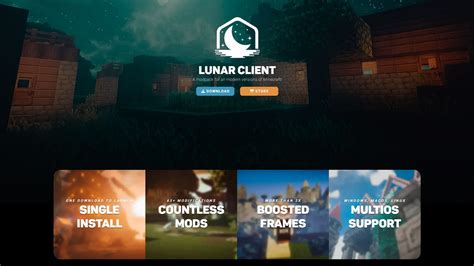 Загрузка инсталлятора Lunar Client