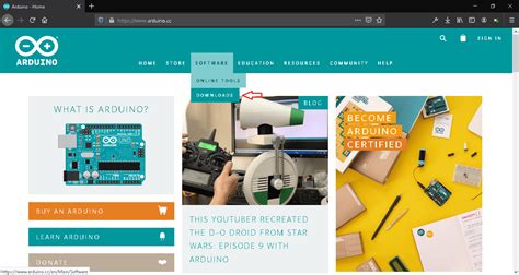 Загрузка и установка Arduino IDE