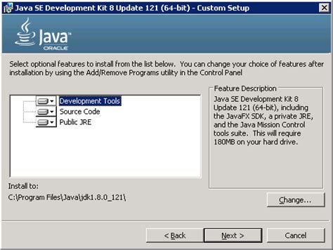 Загрузка и установка Java Runtime Environment (JRE)