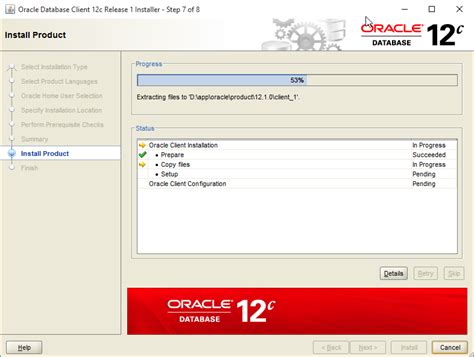 Загрузка пакетов Oracle Client