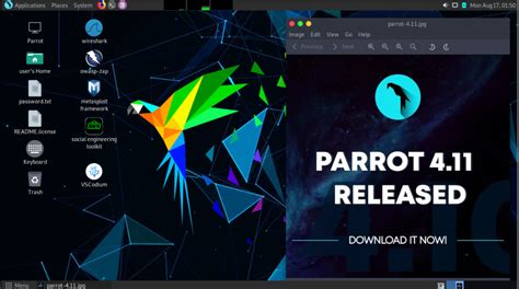 Загрузка Parrot Security OS