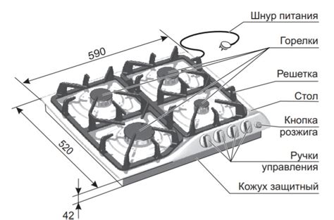 Закрепление варочной панели Гефест на кухонной столешнице