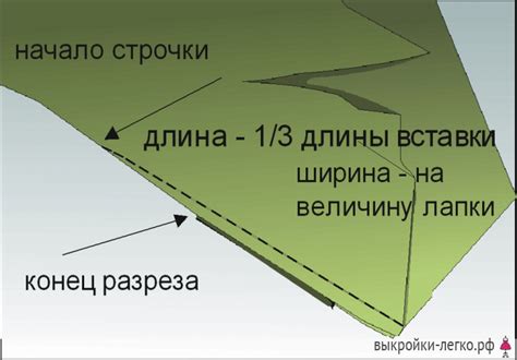 Закрепление складок